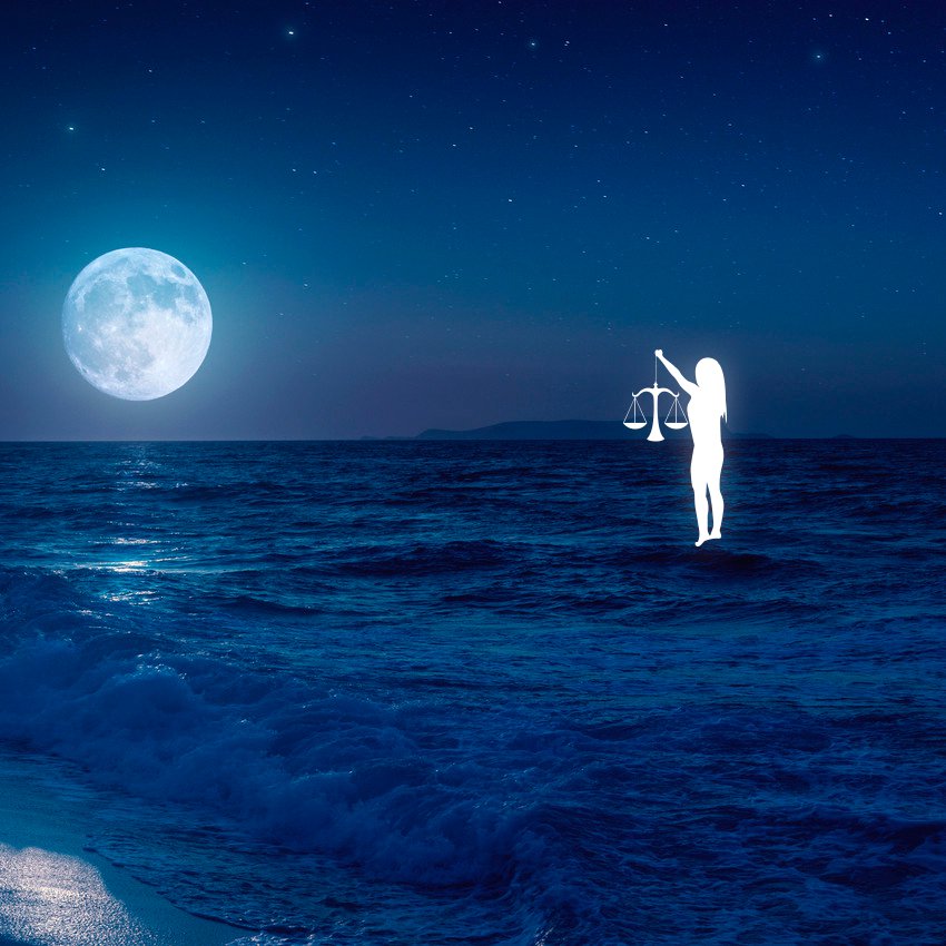 Luna en libra, carta natal y aspectos astrológicos WeMystic