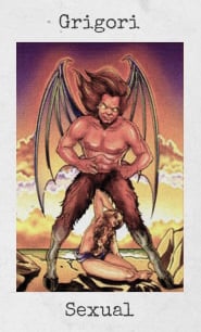 Significado de las cartas del Tarot de los Ángeles - Ángeles Representativos: Grigori Sexual Significado de las cartas del Tarot de los Ángeles - Ángeles Representativos: Grigori Sexual