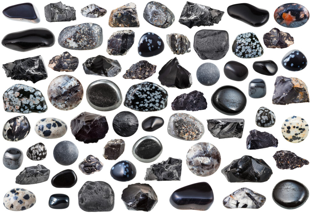 Черные натуральные камни названия и фото