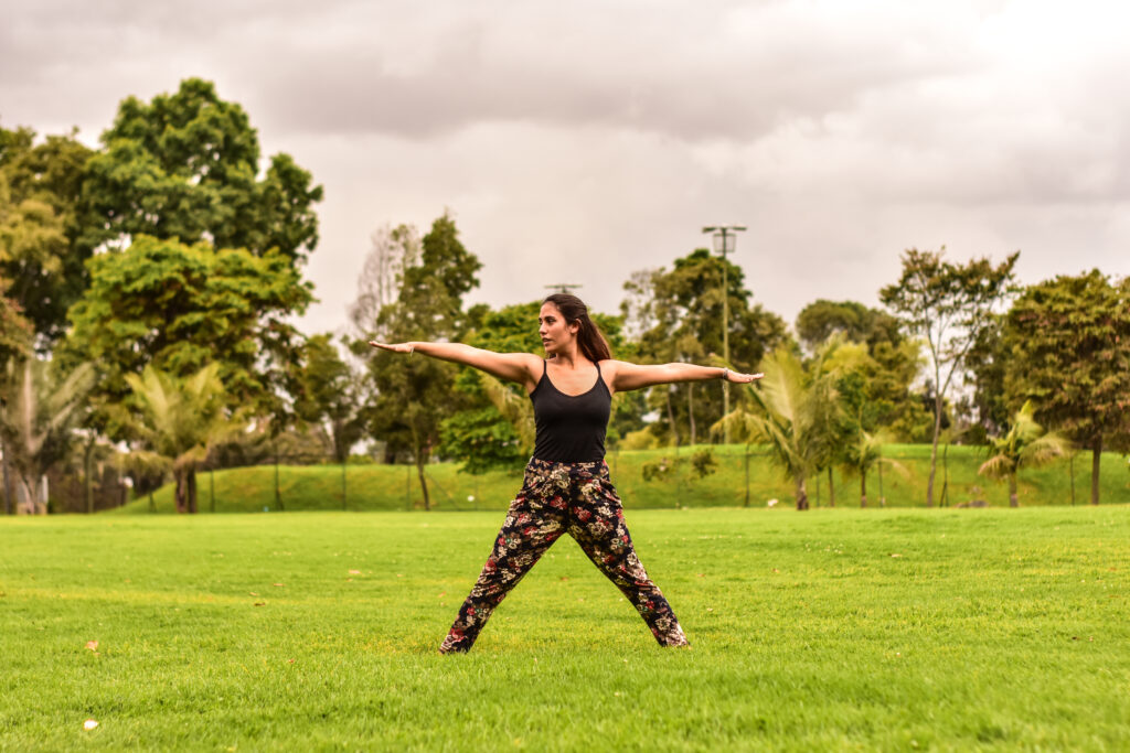 Virabhadrasana II Tutorial - step 1