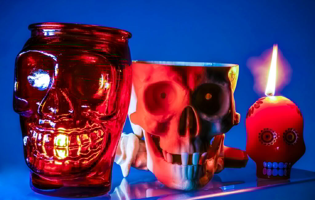 Velas calavera