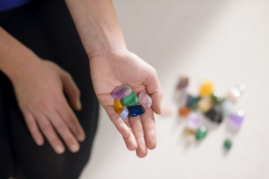 Cristales en el ombligo