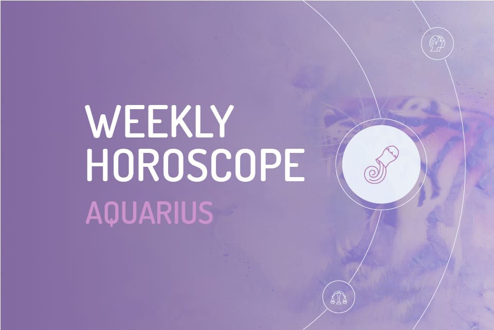 Aquarius Weekly Horoscope - Your Astrology Forecast by WeMystic