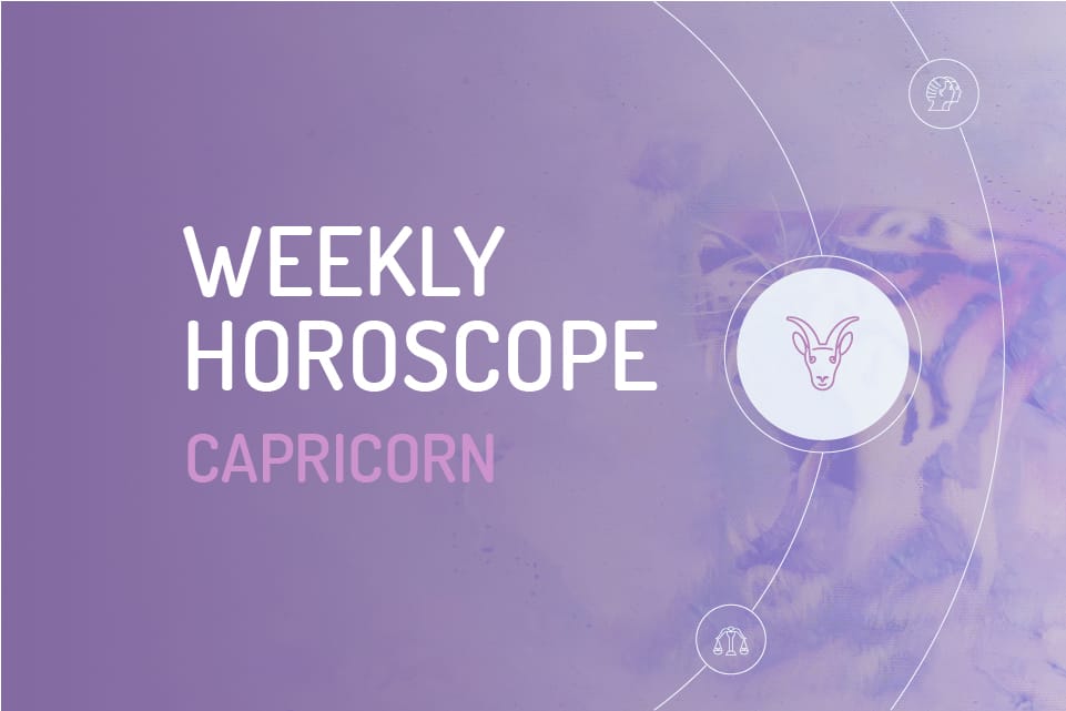 Capricorn Weekly Horoscope Your Astrology Forecast by WeMystic