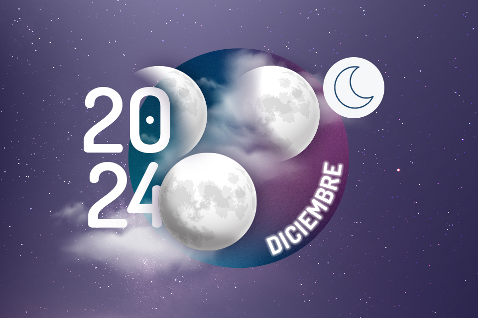 Las Fases de la Luna en Diciembre 2024 WeMystic