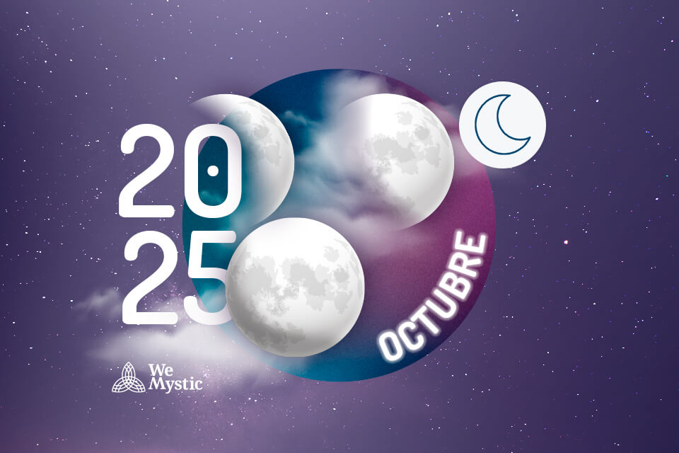 Las Fases de la Luna de Octubre 2025 WeMystic