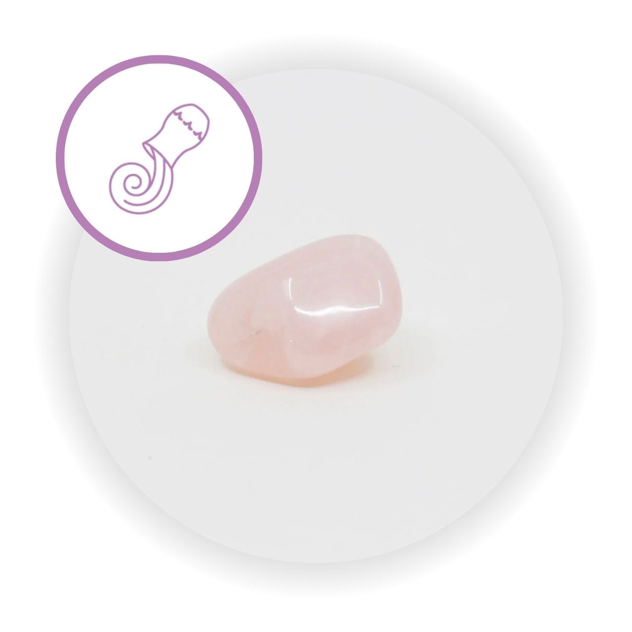 Cristal ou Pedra do Signo Aquário Quartzo Rosa