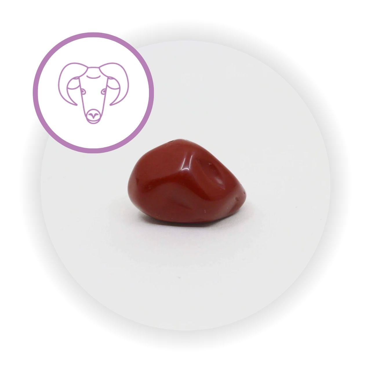 Cristal ou Pedra do Signo Áries Jaspe Vermelho