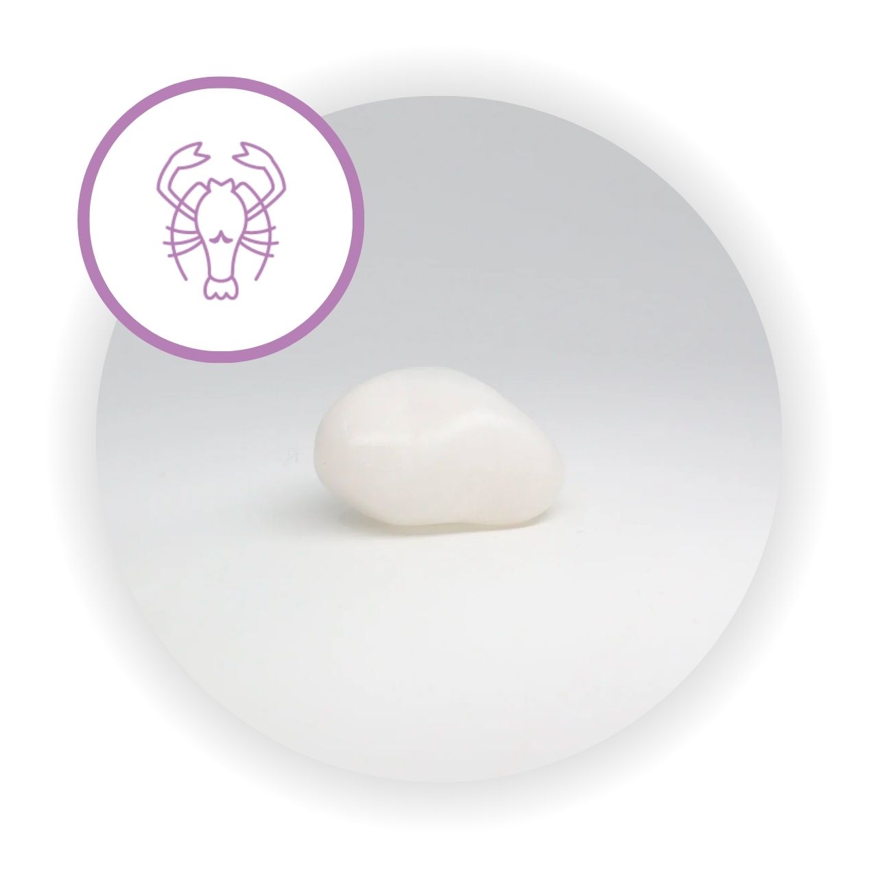 Cristal ou Pedra do Signo Câncer Quartzo Leitoso