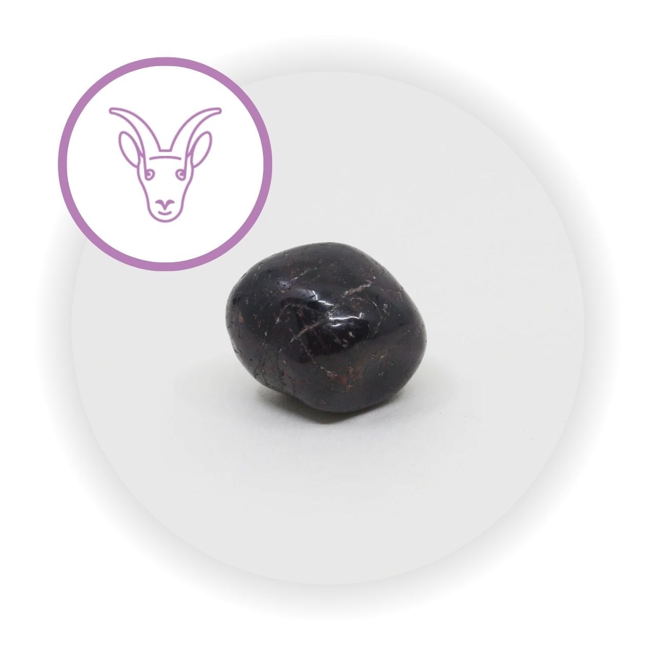 Cristal ou Pedra do Signo Capricórnio Granada