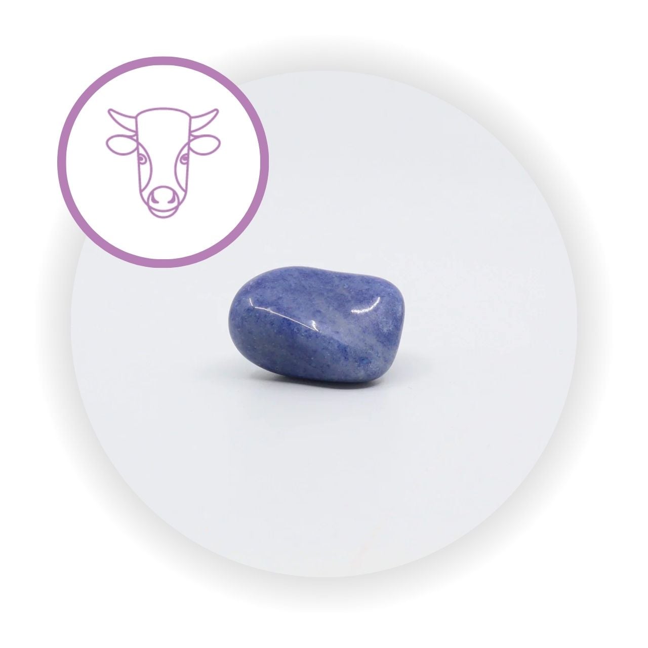 Cristal ou Pedra do Signo Touro Quartzo Azul