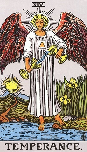 Numerologia e Tarot - temperança