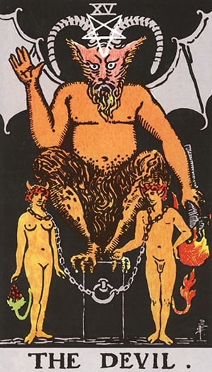 Numerologia e Tarot - diabo