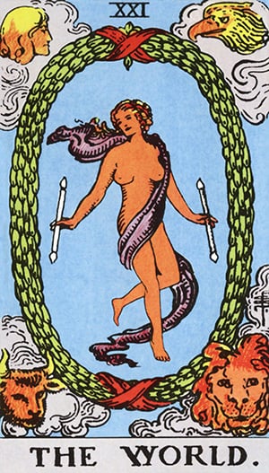 Numerologia e Tarot - mundo